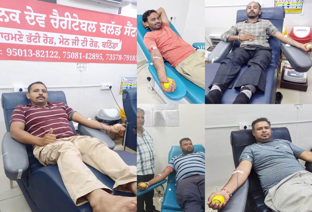 Dera Sacha Sauda Servants Donated 5 Units of Blood During Emergency